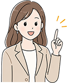 説明する女性